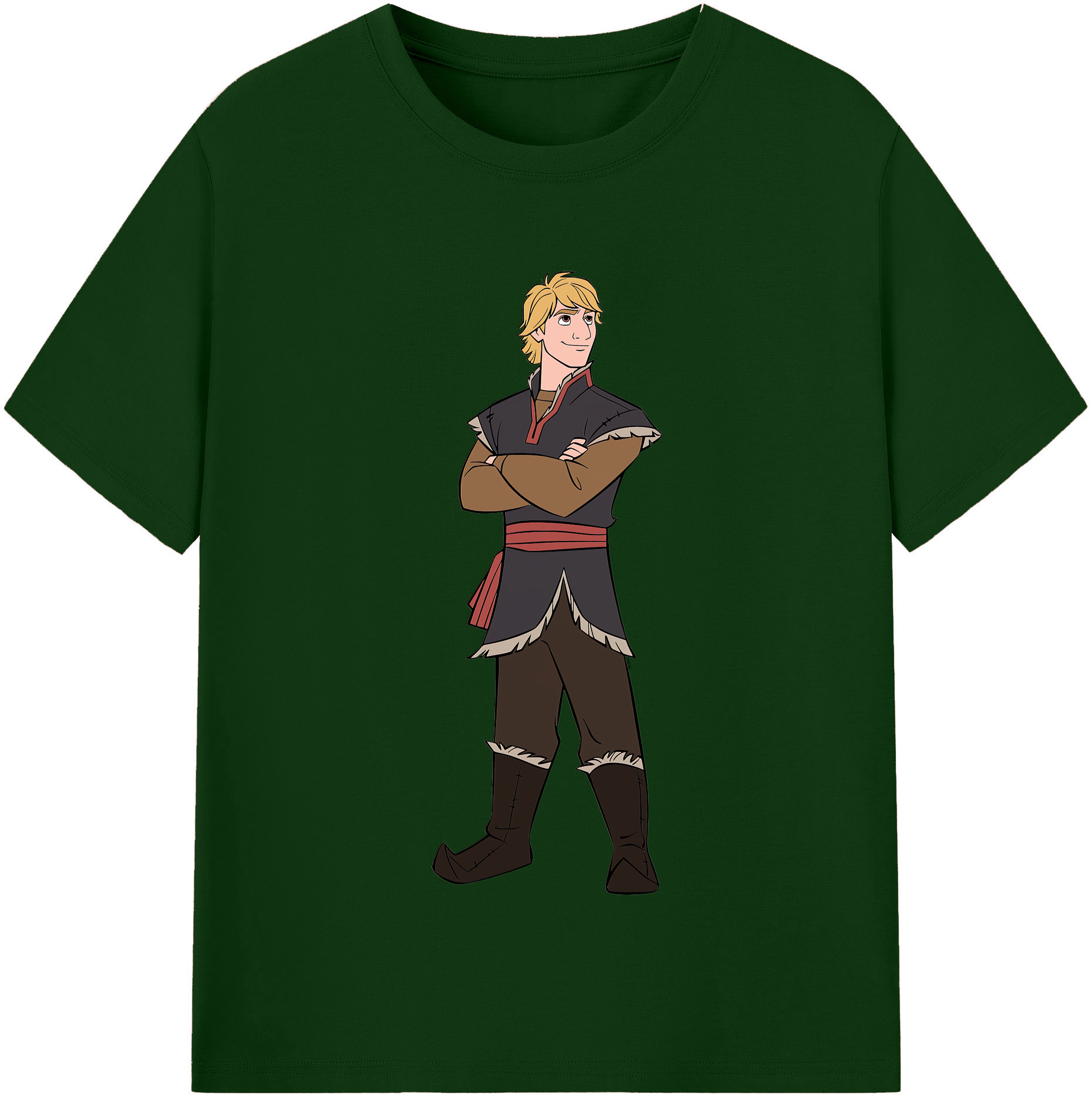 （画像用） アナと雪の女王 アンナ エルサ Frozen Anna Elsa 綿100％半袖Tシャツ（フロントプリント）